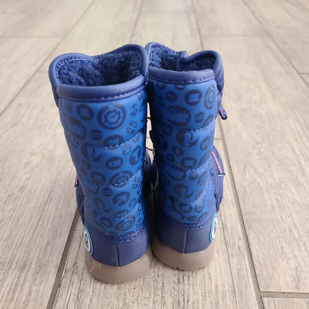 Thomas & Friends Blue Winter Snow Boots Toddler Boys Size 6